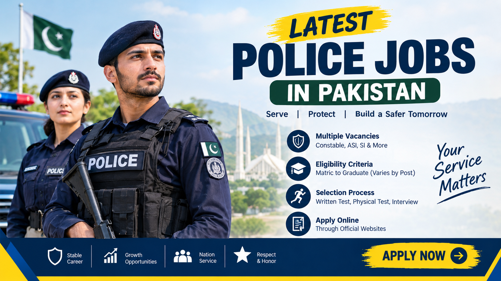 Latest Police Jobs in Pakistan 2026 Overcome Apply Now